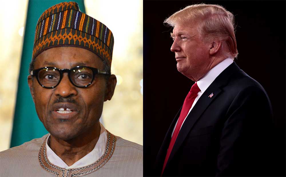 Donald Trump and Mohammadu Buhari