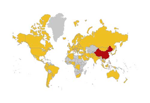 Nations Reporting Coronavirus