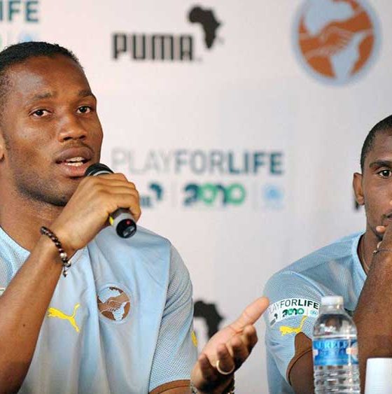 Drogba and Eto'o